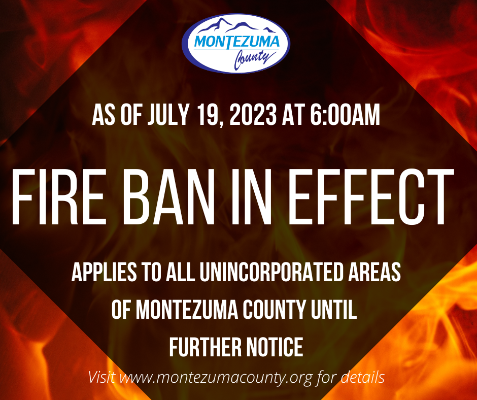 Fire Ban in Effect