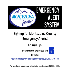 Sign up for Montezuma county emergency alerts
